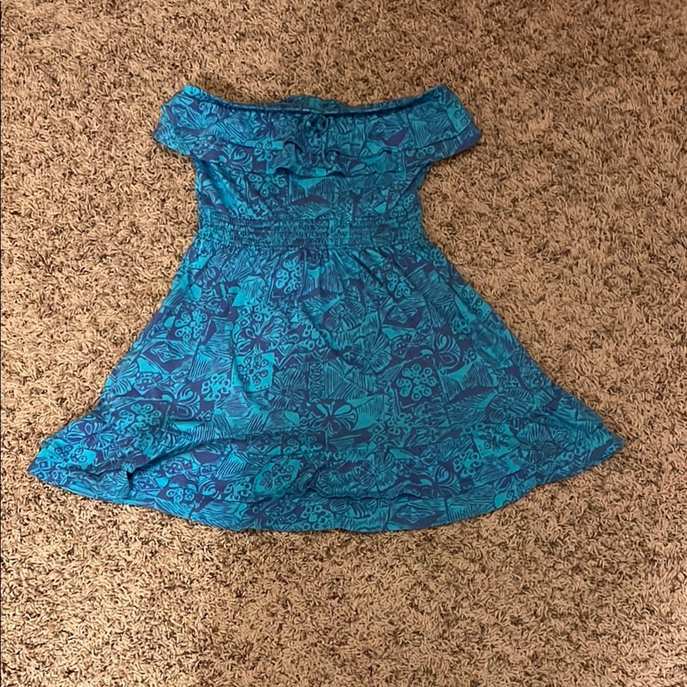 💕5 For$15 OP Turquoise Patterned Kids Dress